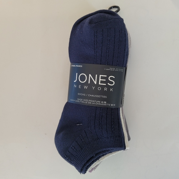 Jones New York Ankle Socks Women Size 4-10, 6pairs - Picture 3 of 9